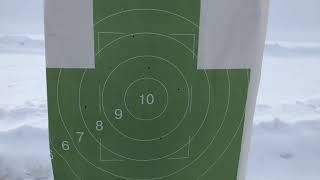300 метров. 16.02.2019.  The shooting 300 meters distance by Saiga 5.45 short barrel