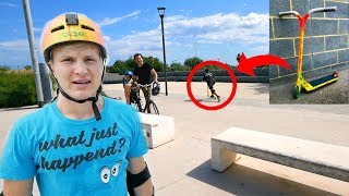 HE STOLE MY SCOOTER IN SPAIN...