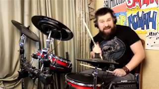ПРОСТО БОРОДАТАЯ ЛАЖА / MEGADETH - LUCRETIA (drum cover)