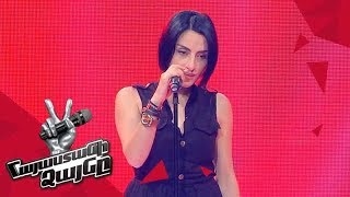 Asya Simonyan sings 'Ариведерчи' - Blind Auditions - The Voice of Armenia - Season 4