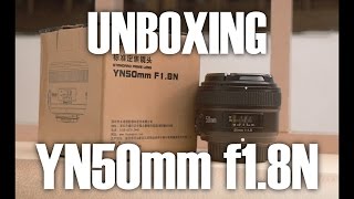 Yongnuo YN50mm F1.8N camera lens for Nikon unboxing and test! (Beginners)