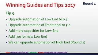 Capsim Capstone 2018 - Win All rounds - Guides and Tips for  Round 1