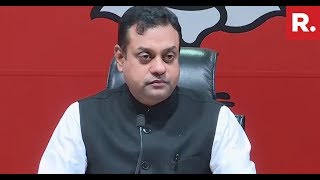BJP's Sambit Patra Addresses A News Briefing On Agustawestland Case
