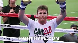 CANELO ALVAREZ FIRST LOOK AFTER PED SCANDAL; EXPLOSIVE POWER, SPEED, DEFENSE, AND FOOTWORK