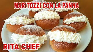 MARITOZZI CON LA PANNA di RITA CHEF - FATTI A MANO.