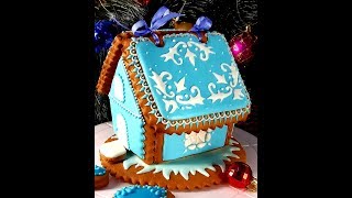 Пряничный домик ( сборка, роспись глазурью ).
