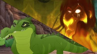 Lion Guard: Kiburi  takes over & Scar schemes | Let Sleeping Crocs Lie HD Clip