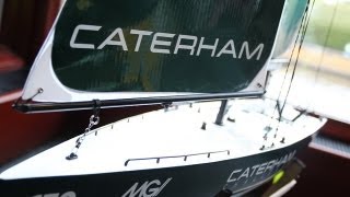 Caterham Unchained: F1 meets sailing with Caterham Challenge, Heikki Kovalainen visits Leafield