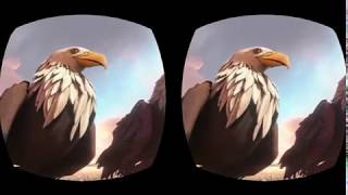 3D SBS Cardboard видео Eagle Flight на русском от Сказочника