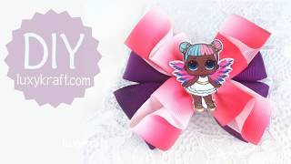 DIY ribbon Lol bows/ бантики Лол своими руками