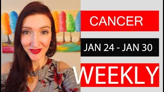 CANCER WEEKLY LOVE YOU ARE MEANT TO SEE THIS TODAY!!! JAN 24 TO 30
