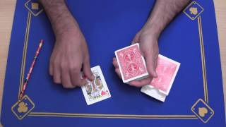 Truco de magia revelado - Cigarrillo atraviesa carta.