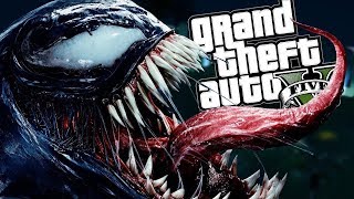 THE VENOM MOD w/ SUPER STRENGTH POWERS (GTA 5 Mods Gameplay)