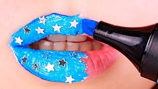 МАКИЯЖ КАНЦЕЛЯРИЕЙ | ЧЕЛЛЕНДЖ | CHALLENGE