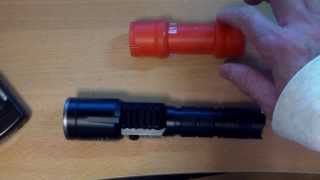 Cree XML T6 flashlight USB charger