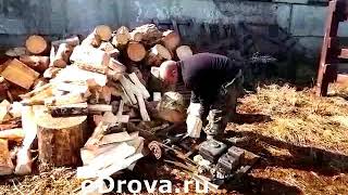 Винтовой дровокол на ДВС своими руками, все просто !!!