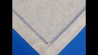 Обработка низа изделия углами и мережкой червячок! Урок№10