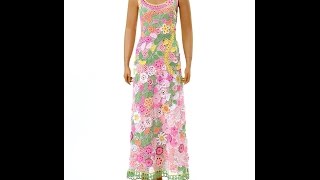 Платье вязаное крючком в технике ирландского кружева.  Irish Lace Dress