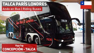 Ando en Bus | Viaje Buses Talca París & Londres, Concepción - Talca + Modasa Zeus 3 Volvo 8x2 JDZL50