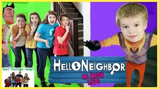 Most Challenging HELLO NEiGHBOR iN REAL LiFE / That YouTub3 Family