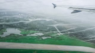 Взлет самолета глазами пассажира из Владивостока
