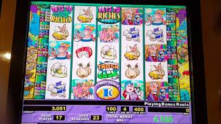 Stinking rich 25 spin + retrigger at $4 bet
