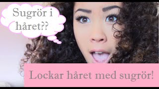 Lockigt hår - sugrör