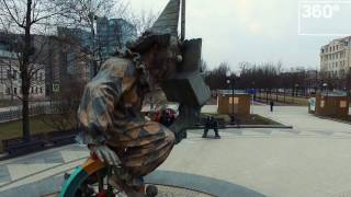 Цирк Никулина на Цветном бульваре с высоты птичьего полета