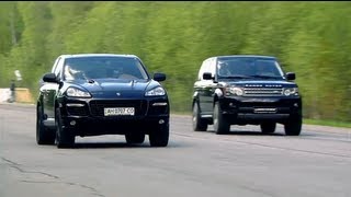 Porsche Cayenne Turbo Gemballa vs Land Rover RRS vs Mercedes-Benz ML63 AMG