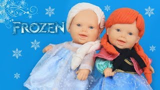 VIRAMOS ANNA E ELSA DO FILME FROZEN! Megie e Mia - Lilly Doll