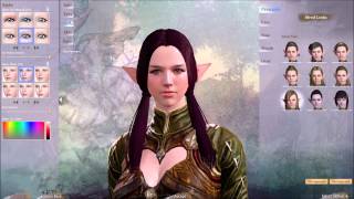 Archeage elf girl character creation tutorial