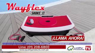 Ejercita con La Plataforma Vibratoria Wayflex Shake It