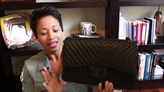 "So Black" Chevron Jumbo Chanel Unboxing!!!!!!!