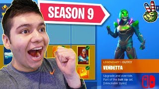 SEASON 9 BATTLE PASS Nintendo Switch! (100% UNLOCKED)