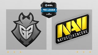 CS:GO - G2 Kinguin vs. NaVi [Overpass] Map 2 - ESL Pro League Season 3 - EU Matchday 24
