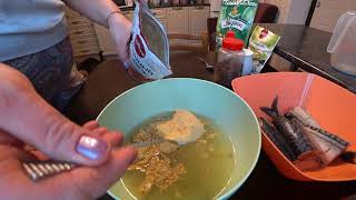 Вкуснейшая малосольная скумбрия в горчичной заливке