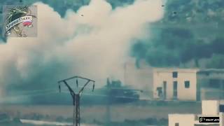Сирия. Война в Сирии. Очередной раз Советская техника выдержала удар ракету террористов
