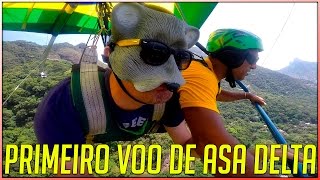?ADRENALINA E CORAGEM PRA FAZER UM VOO DE ASA DELTA, SERÁ QUE DEU RUIM?