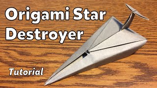 Origami Imperial Star Destroyer (Star Wars) | Tutorial