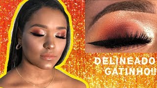 MAQUIANDO CLIENTE | PELE NEGRA - DELINEADO GATINHO