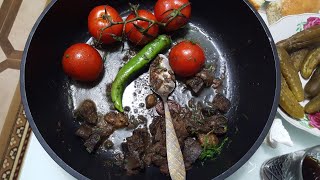 Яйца Барана. Внутренности на костре по царски.