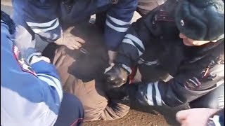 Стопанули на посту ГИБДД за самодельный прицеп-подкат из Газ24 Волга .