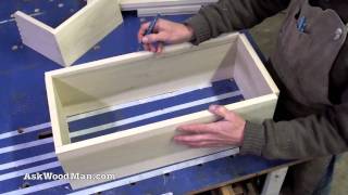 How To Make Plywood Boxes • 46 of 64 • Woodworking project for kitchen cabinets, desks, etc...