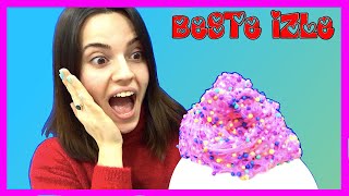 Slime karıştırma videosu stres attıran Slime oyunu oynadık Beste ile eğlenceli video