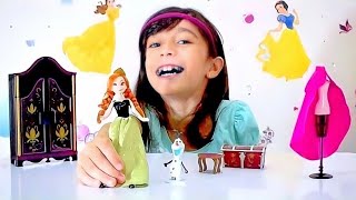 Review do Guarda-Roupas da Anna do Frozen (Original Disney Store)! Vem brincar comigo!!!