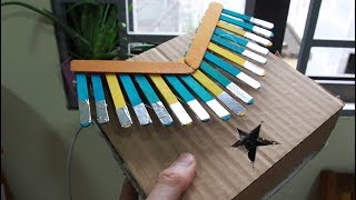 как сделать электрический калимба - DIY музыкальный инструмент