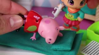❤ PEPPA PIG ❤ Dentista y El Hada de Los Dientes Parte 1 Vídeos de juguetes en Español