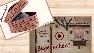 Bügelinchen von sticKUHlinchen eine Tasche für das Bügeleisen nähen incl. kostenlosem Schnittmuster