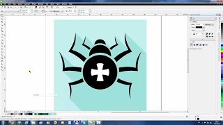 CorelDraw Tutorial: Draw a Spider