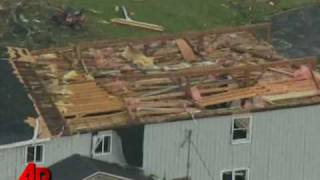 Raw Video: Michigan Homes Flattened